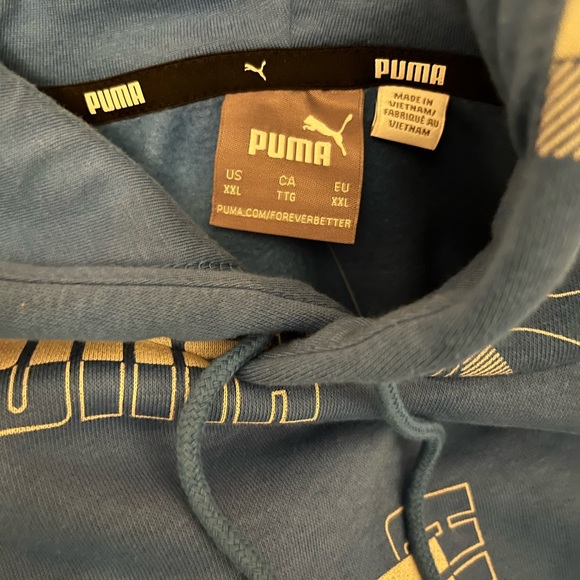 NWT Puma logo Cool Cat decal hoodie, Men’s XXL Brand New, Soft warm fleece. - Picture 8 of 13